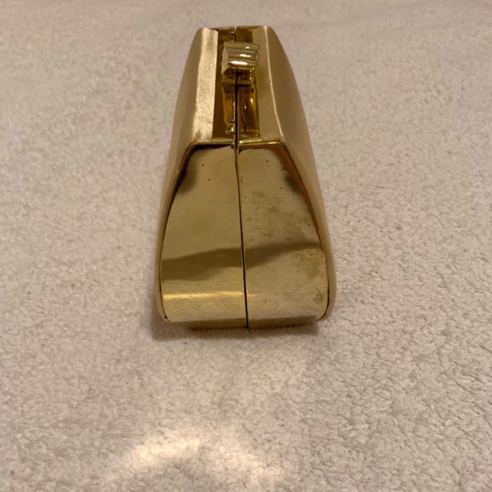 Gold Satin Clutch - Picture 12 of 16